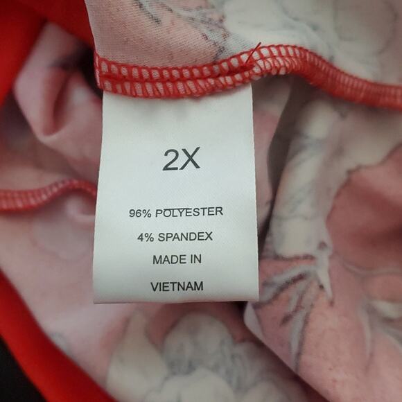 Jemma Flower Straight Pull-On Skirt - Size 2X - NWT - Picture 3 of 3